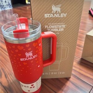 Stanley Ruby Hearts Red Flowstate Tumbler 40oz